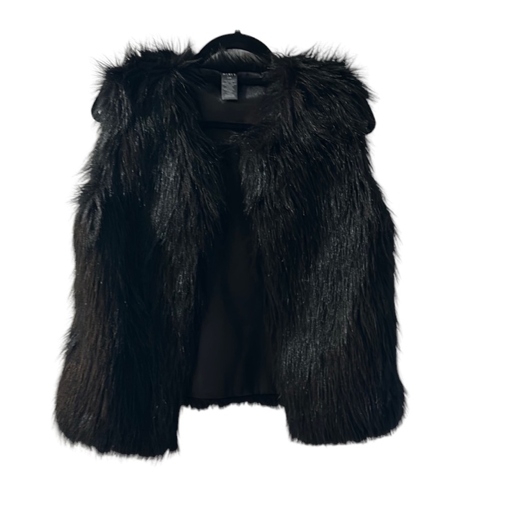 MIXIT faux fur vest size small M mobwife